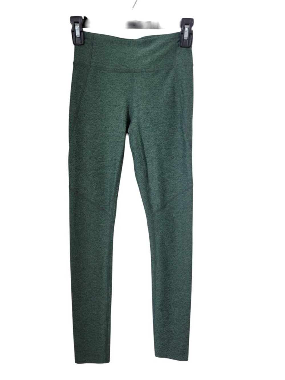 Outdoor Voices Size XS Heathered Hunter Green Leggings, Like New Condition